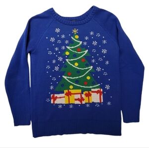 Knit Christmas Tree Holiday Sweater